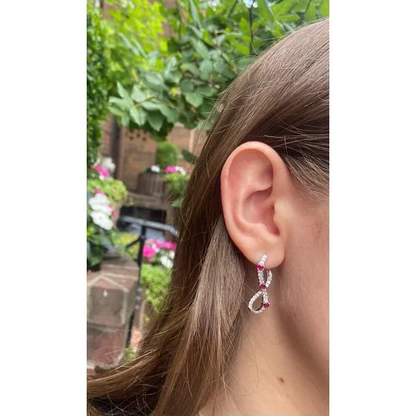 Colored Stone Earring Image 3 Mollys Jewelers Brooklyn, NY