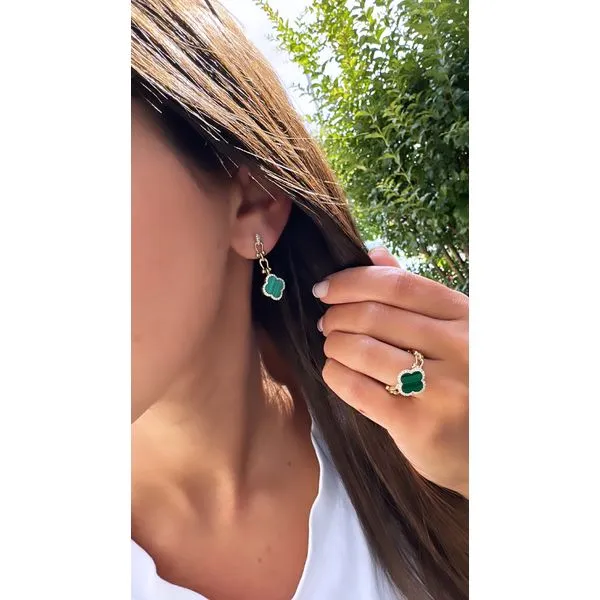 Colored Stone Earring Image 2 Mollys Jewelers Brooklyn, NY
