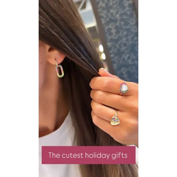 Colored Stone Earring Mollys Jewelers Brooklyn, NY