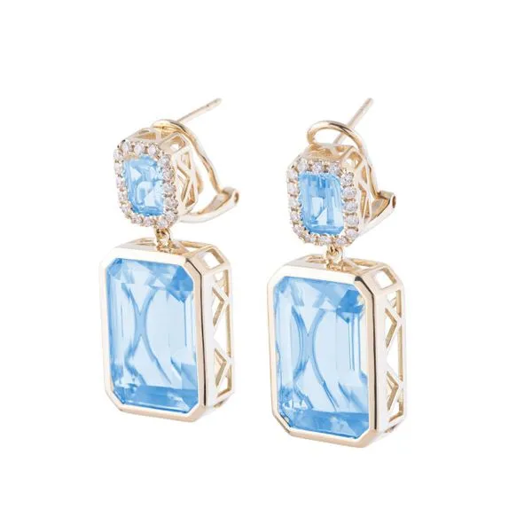 Colored Stone Earring Mollys Jewelers Brooklyn, NY