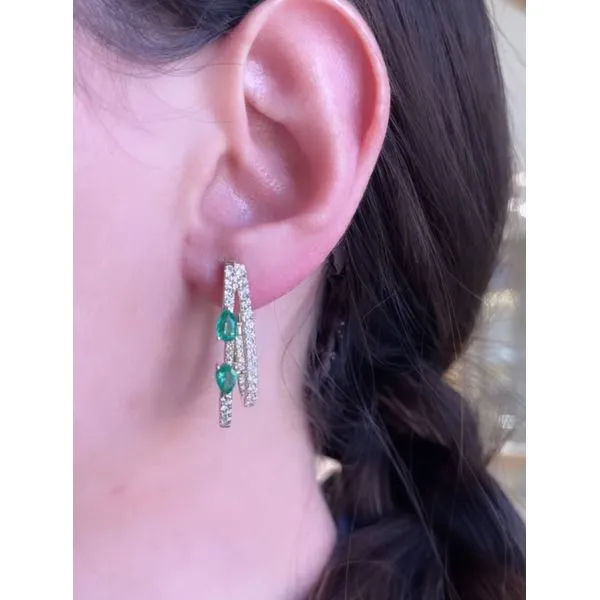 Colored Stone Earring Image 2 Mollys Jewelers Brooklyn, NY