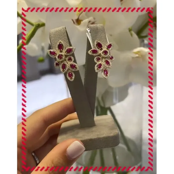 Colored Stone Earring Mollys Jewelers Brooklyn, NY