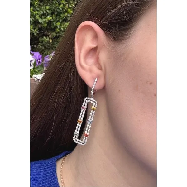 Colored Stone Earring Mollys Jewelers Brooklyn, NY