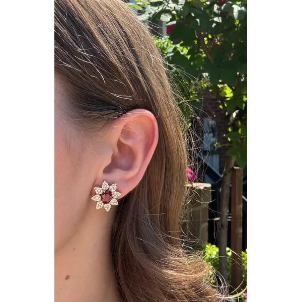 Colored Stone Earring Image 2 Mollys Jewelers Brooklyn, NY