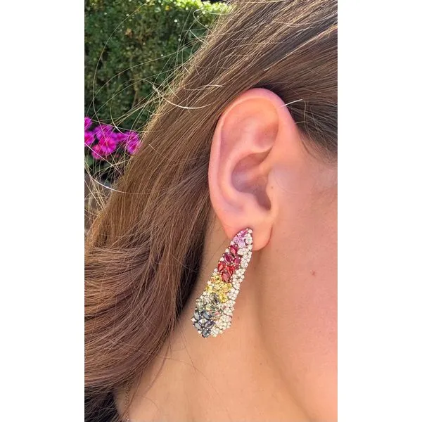 Colored Stone Earring Mollys Jewelers Brooklyn, NY