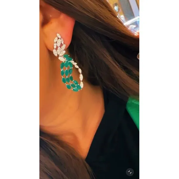 Colored Stone Earring Mollys Jewelers Brooklyn, NY