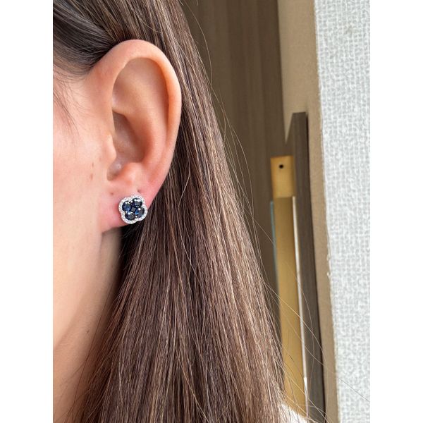 Colored Stone Earring Image 2 Mollys Jewelers Brooklyn, NY