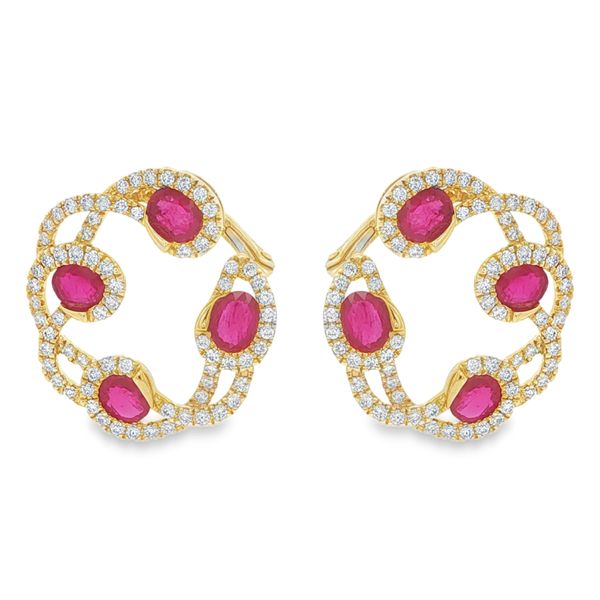 Colored Stone Earring Mollys Jewelers Brooklyn, NY