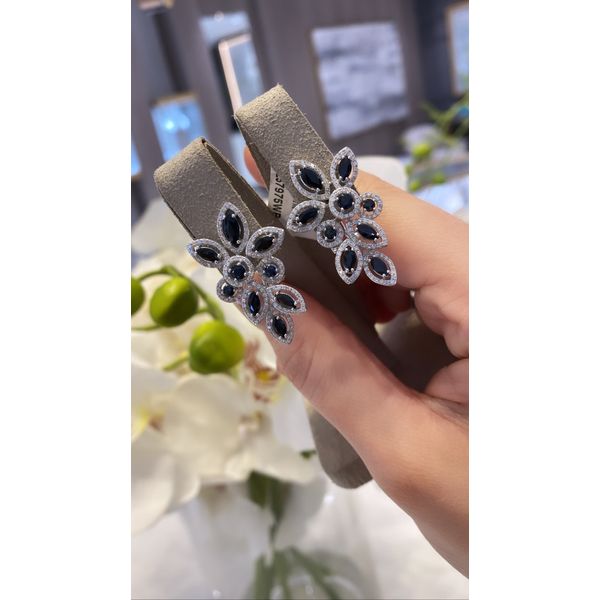 Colored Stone Earring Image 2 Mollys Jewelers Brooklyn, NY