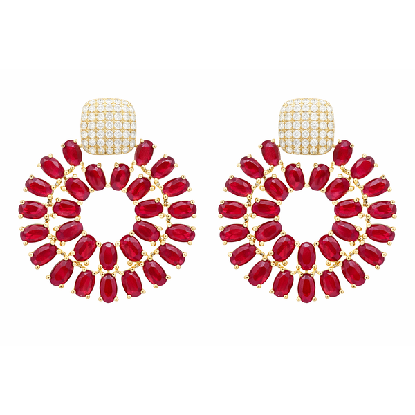 Colored Stone Earring Mollys Jewelers Brooklyn, NY