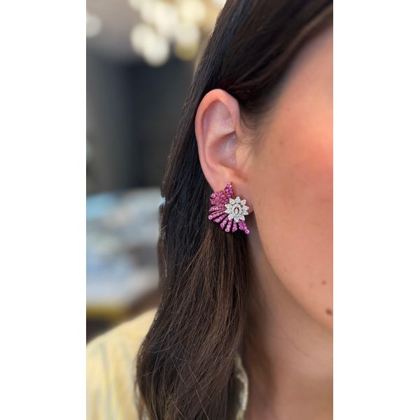 Colored Stone Earring Image 2 Mollys Jewelers Brooklyn, NY