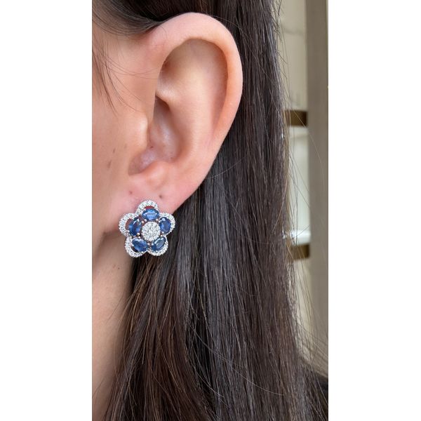Colored Stone Earring Image 2 Mollys Jewelers Brooklyn, NY