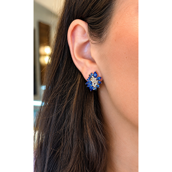 Colored Stone Earring Image 2 Mollys Jewelers Brooklyn, NY