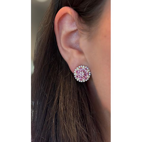 Colored Stone Earring Image 2 Mollys Jewelers Brooklyn, NY