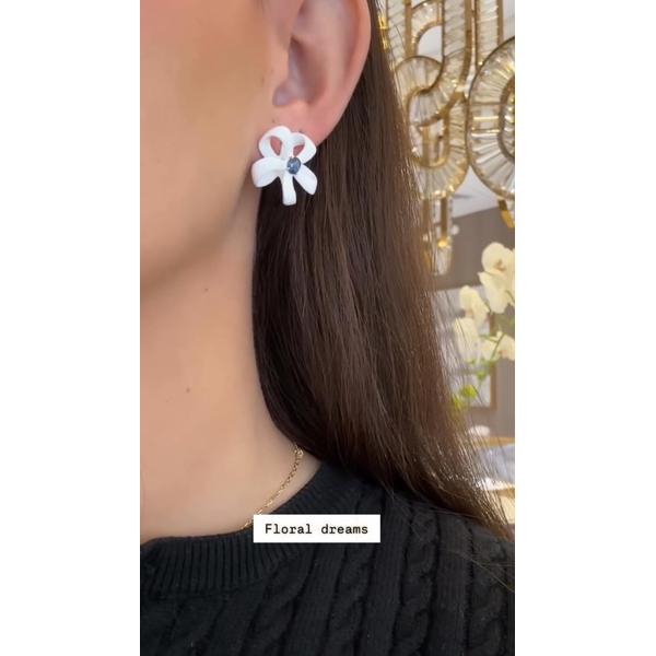 Colored Stone Earring Image 2 Mollys Jewelers Brooklyn, NY