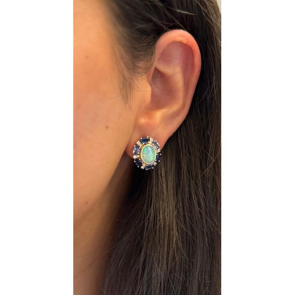 Colored Stone Earring Mollys Jewelers Brooklyn, NY