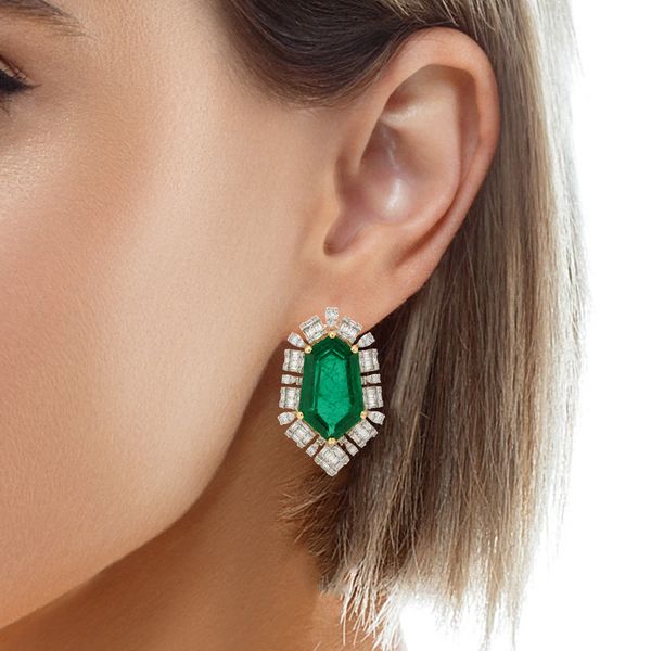 Colored Stone Earring Image 2 Mollys Jewelers Brooklyn, NY