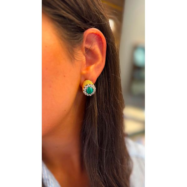 Colored Stone Earring Image 2 Mollys Jewelers Brooklyn, NY
