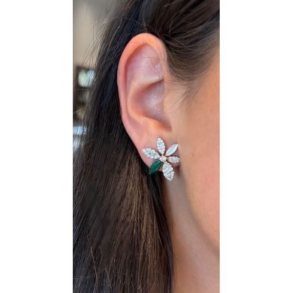 Colored Stone Earring Image 3 Mollys Jewelers Brooklyn, NY