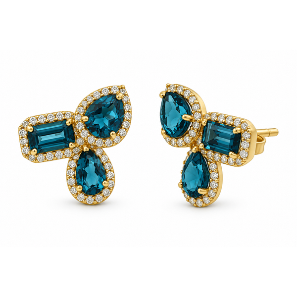 Colored Stone Earring Mollys Jewelers Brooklyn, NY
