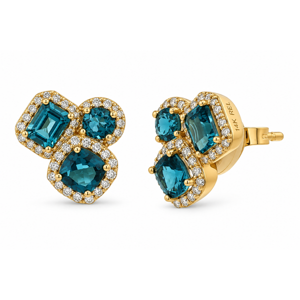 Colored Stone Earring Mollys Jewelers Brooklyn, NY