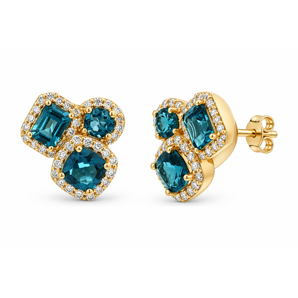 Colored Stone Earring Mollys Jewelers Brooklyn, NY