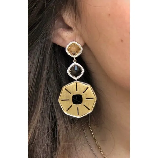 Colored Stone Earring Mollys Jewelers Brooklyn, NY