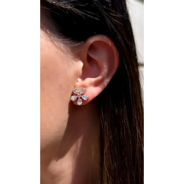 Colored Stone Earring Image 2 Mollys Jewelers Brooklyn, NY