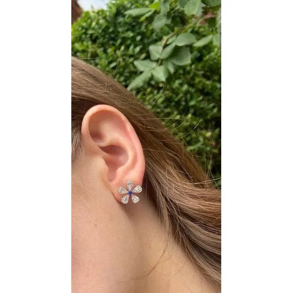 Colored Stone Earring Image 2 Mollys Jewelers Brooklyn, NY