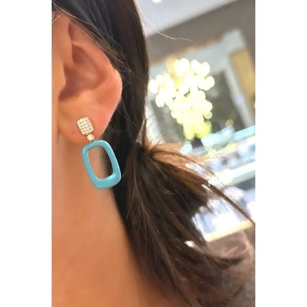 Colored Stone Earring Mollys Jewelers Brooklyn, NY