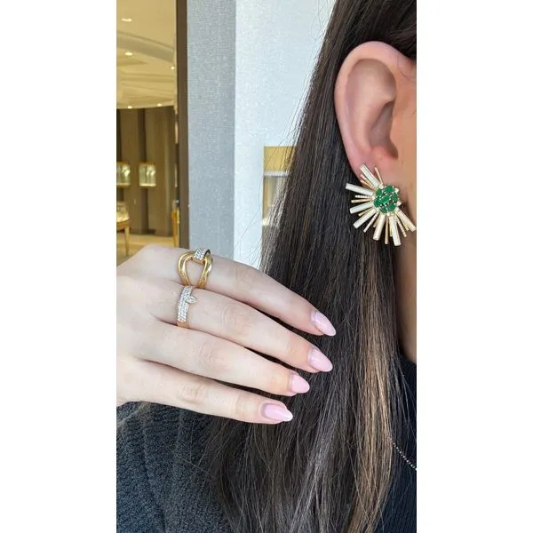 Colored Stone Earring Image 3 Mollys Jewelers Brooklyn, NY