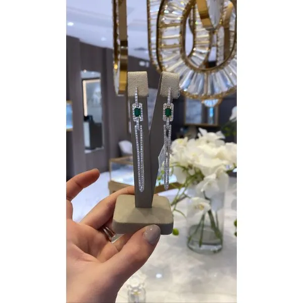 Colored Stone Earring Image 2 Mollys Jewelers Brooklyn, NY