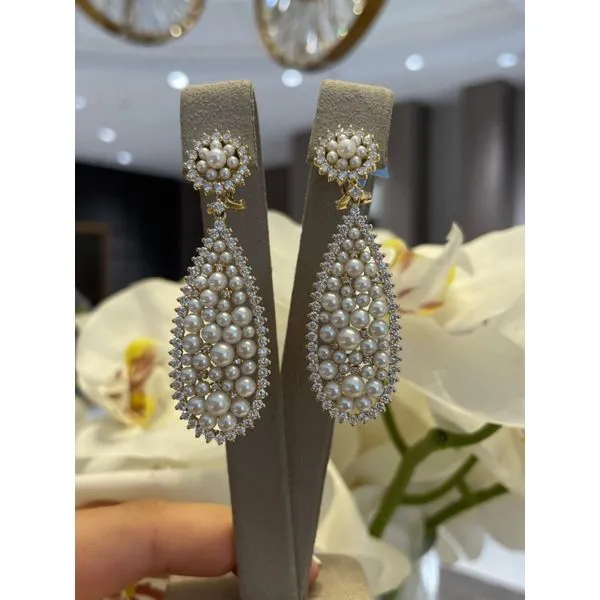 Colored Stone Earring Image 2 Mollys Jewelers Brooklyn, NY