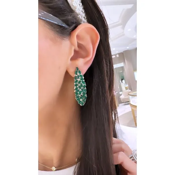 Colored Stone Earring Image 3 Mollys Jewelers Brooklyn, NY