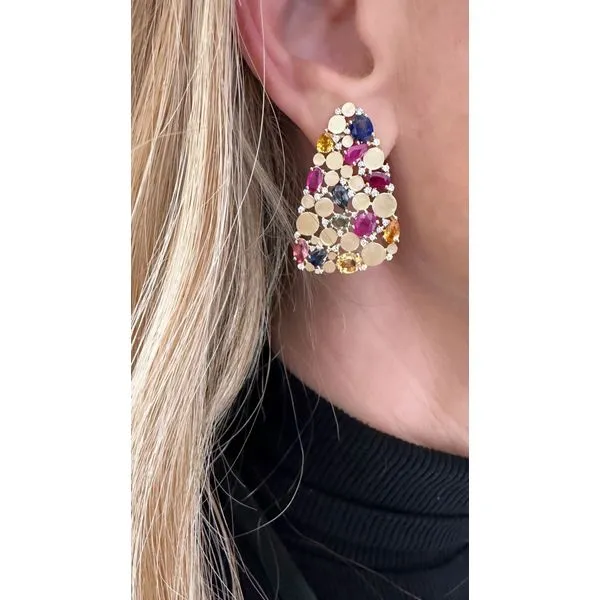 Colored Stone Earring Mollys Jewelers Brooklyn, NY
