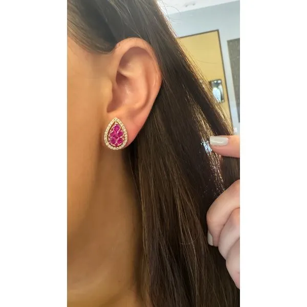 Colored Stone Earring Mollys Jewelers Brooklyn, NY
