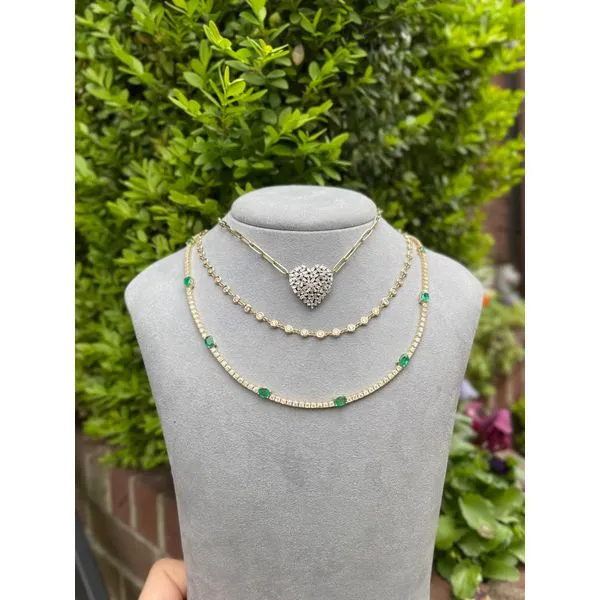 Colored Stone Necklace Image 2 Mollys Jewelers Brooklyn, NY