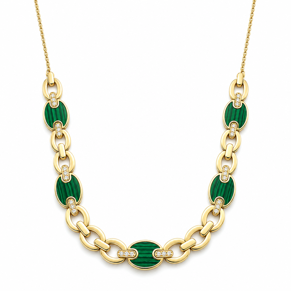 Colored Stone Necklace Mollys Jewelers Brooklyn, NY