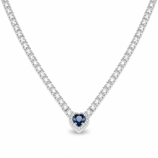 Colored Stone Necklace Mollys Jewelers Brooklyn, NY