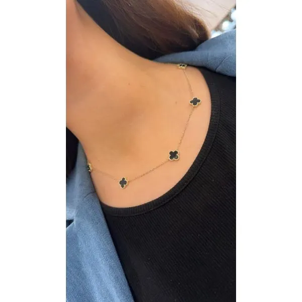 Colored Stone Necklace Mollys Jewelers Brooklyn, NY