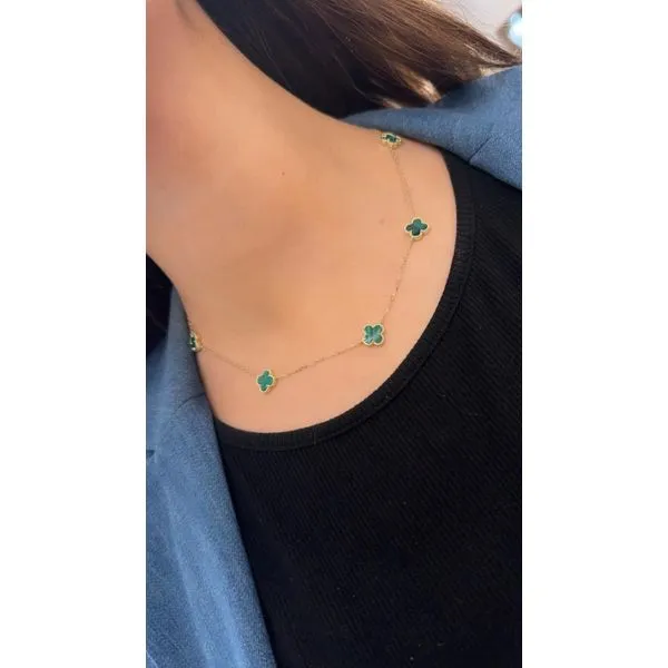 Colored Stone Necklace Mollys Jewelers Brooklyn, NY