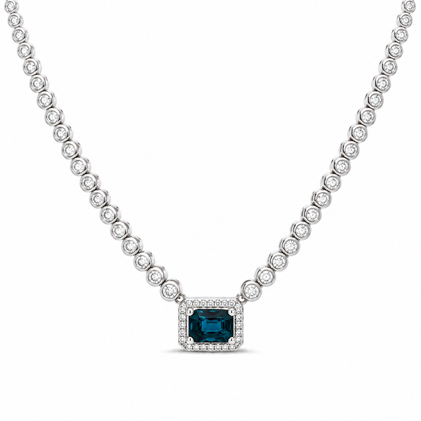 Colored Stone Necklace Mollys Jewelers Brooklyn, NY