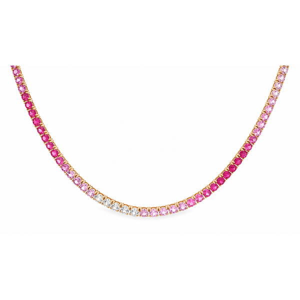 Colored Stone Necklace Mollys Jewelers Brooklyn, NY