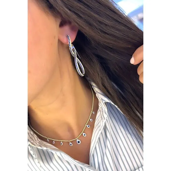 Colored Stone Necklace Mollys Jewelers Brooklyn, NY