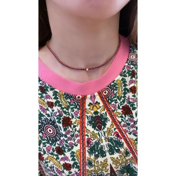 Colored Stone Necklace Mollys Jewelers Brooklyn, NY