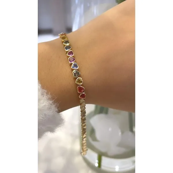 Colored Stone Bracelet Mollys Jewelers Brooklyn, NY