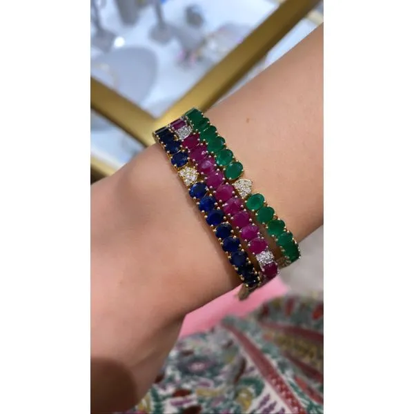 Colored Stone Bracelet Image 2 Mollys Jewelers Brooklyn, NY