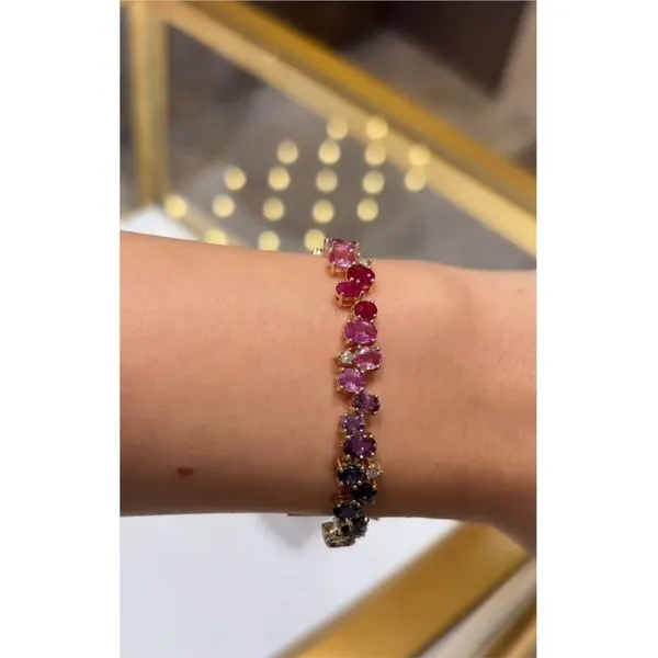 Colored Stone Bracelet Image 2 Mollys Jewelers Brooklyn, NY