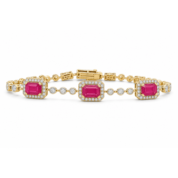 Ruby Royale Diamond Bracelet Mollys Jewelers Brooklyn, NY