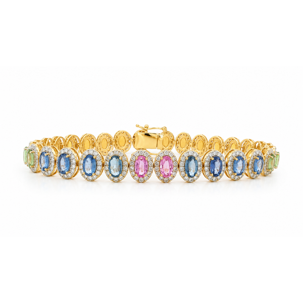 Colored Stone Bracelet Mollys Jewelers Brooklyn, NY